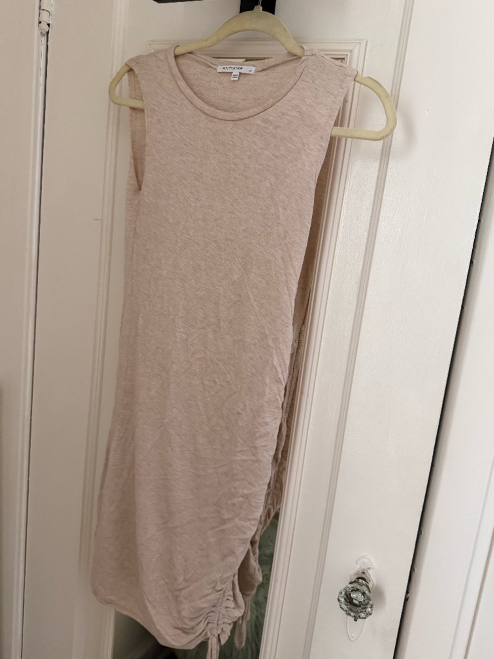 Tan Sleeveless Dress